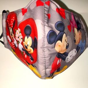 Mickey and Minnie face Mask